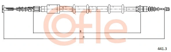 Cable Pull, parking brake (441.3)