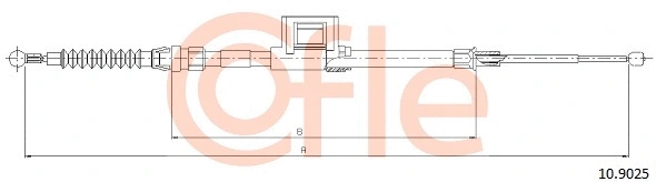 Cable Pull, parking brake (10.9025)
