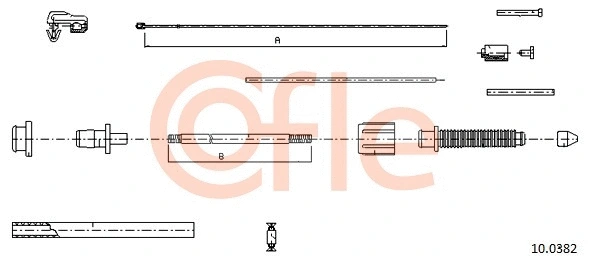 Accelerator Cable (10.0382)