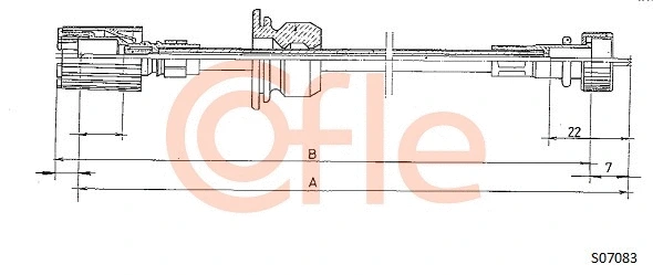 Speedometer Cable (S07083)