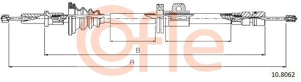 Cable Pull, parking brake (10.8062)
