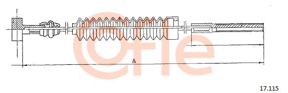 Cable Pull, parking brake (17.115)