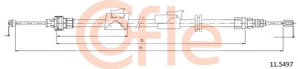 Cable Pull, parking brake (11.5497)