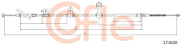 Cable Pull, parking brake (17.4220)