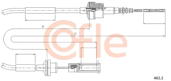 Cable Pull, clutch control (462.2)