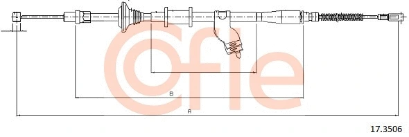 Cable Pull, parking brake (17.3506)