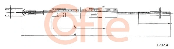 Cable Pull, clutch control (1702.4)