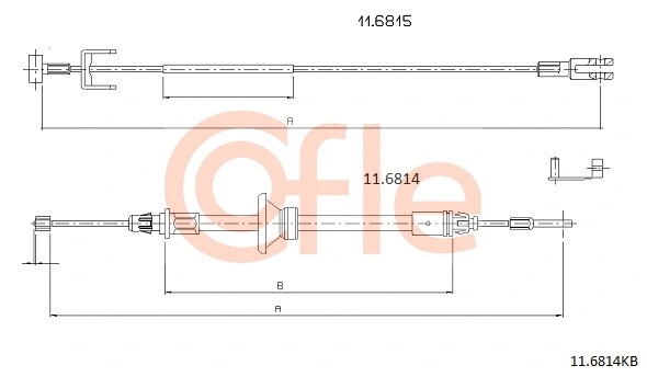 Cable Pull, parking brake (92.11.6814KB)