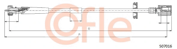 Speedometer Cable (S07016)