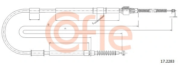 Cable Pull, parking brake (17.2283)