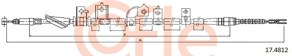 Cable Pull, parking brake (17.4812)