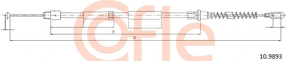 Cable Pull, parking brake (10.9893)