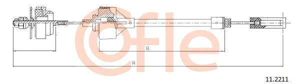 Cable Pull, clutch control (11.2211)