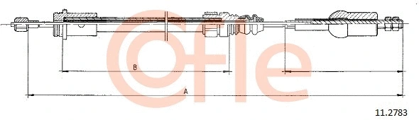 Cable Pull, clutch control (11.2783)