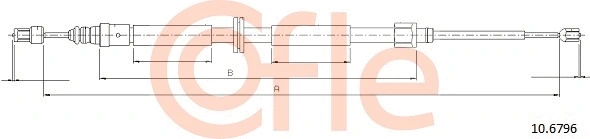 Cable Pull, parking brake (10.6796)