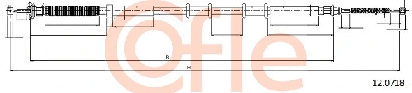 Cable Pull, parking brake (12.0718)