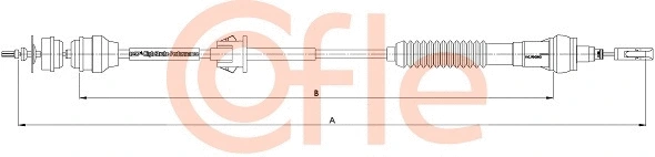 Cable Pull, clutch control (11.2283)