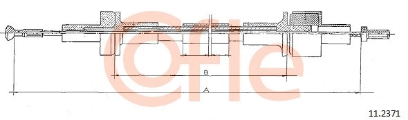 Cable Pull, clutch control (11.2371)
