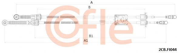 Cable Pull, manual transmission (2CB.FI044)