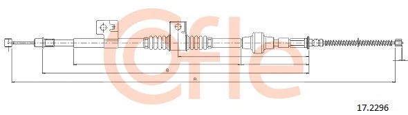 Cable Pull, parking brake (17.2296)