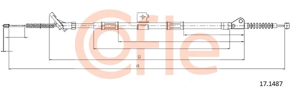 Cable Pull, parking brake (17.1487)