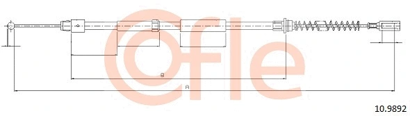 Cable Pull, parking brake (10.9892)