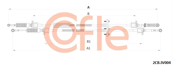 Cable Pull, manual transmission (2CB.IV004)