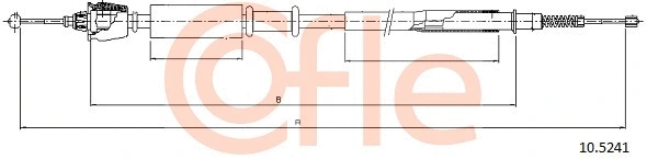 Cable Pull, parking brake (10.5241)