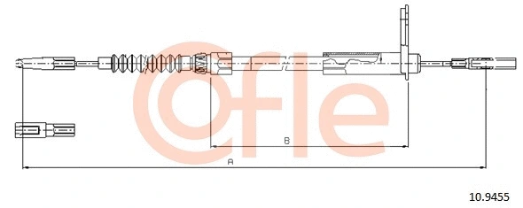 Cable Pull, parking brake (10.9455)