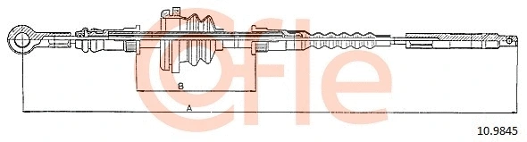 Cable Pull, parking brake (10.9845)