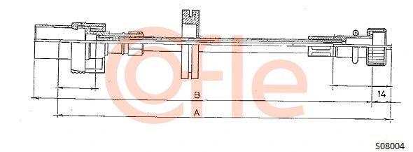 Speedometer Cable (S08004)