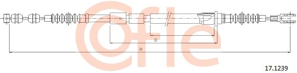 Cable Pull, parking brake (17.1240)