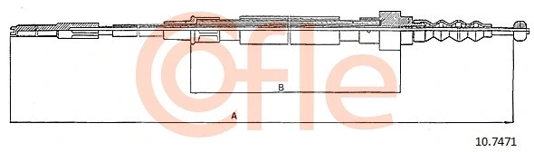 Cable Pull, parking brake (10.7471)