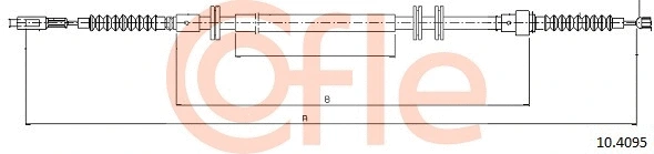 Cable Pull, parking brake (10.4095)