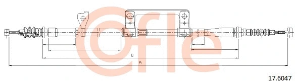 Cable Pull, parking brake (17.6047)