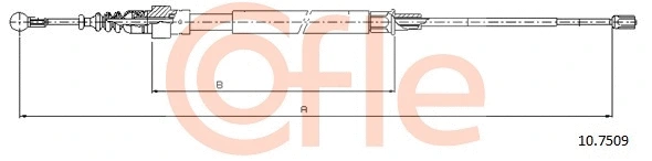 Cable Pull, parking brake (10.7509)