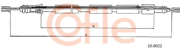 Cable Pull, parking brake (10.6022)