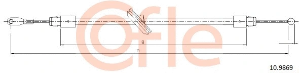 Cable Pull, parking brake (10.9869)