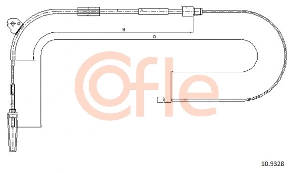 Cable Pull, parking brake (92.10.9328)