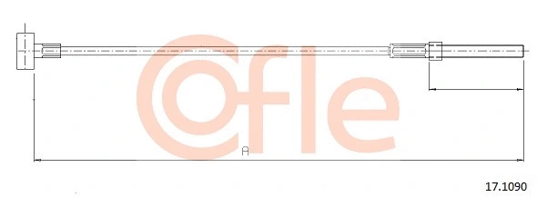 Cable Pull, parking brake (17.1090)