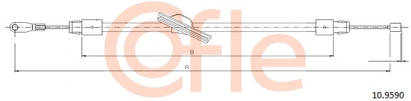 Cable Pull, parking brake (92.10.9590)