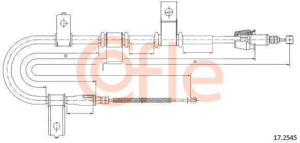 Cable Pull, parking brake (17.2545)