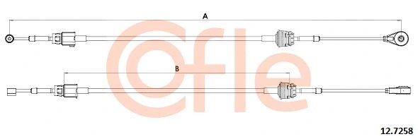 Cable Pull, manual transmission (12.7258)