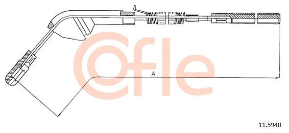 Cable Pull, parking brake (11.5940)