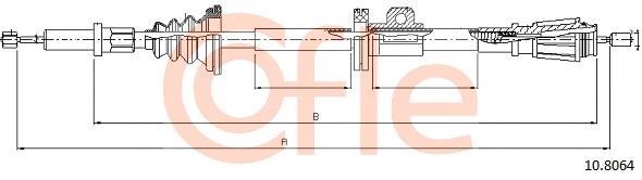 Cable Pull, parking brake (10.8064)