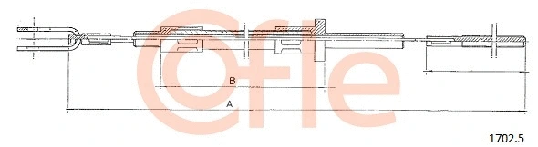 Cable Pull, clutch control (1702.5)