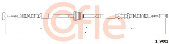 Cable Pull, parking brake (1.IV001)