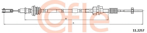 Cable Pull, clutch control (11.2257)