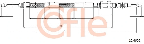 Cable Pull, parking brake (10.4656)