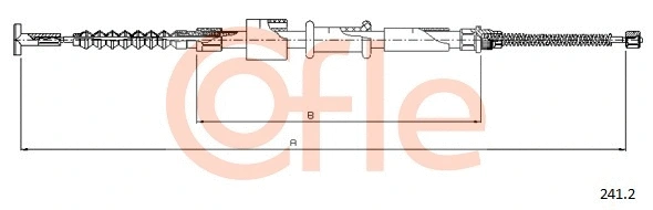 Cable Pull, parking brake (241.2)